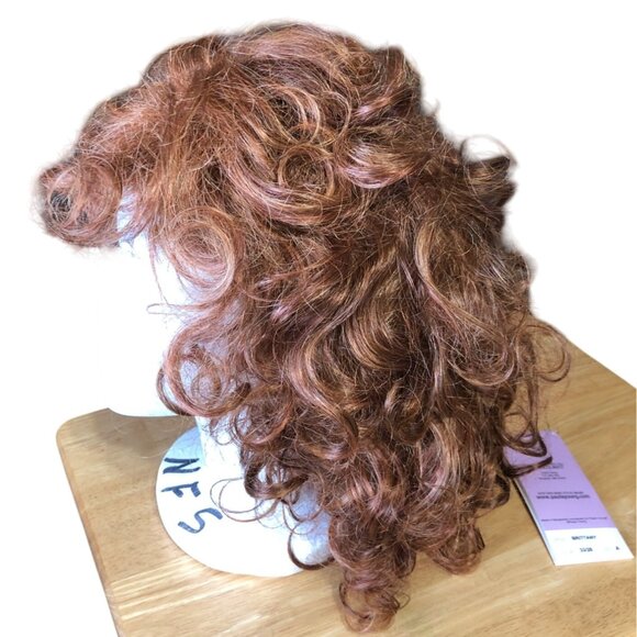 Paula Young Wig NWT Brittany Red Long Medium Curls Color 33/28 Auburn main image 14